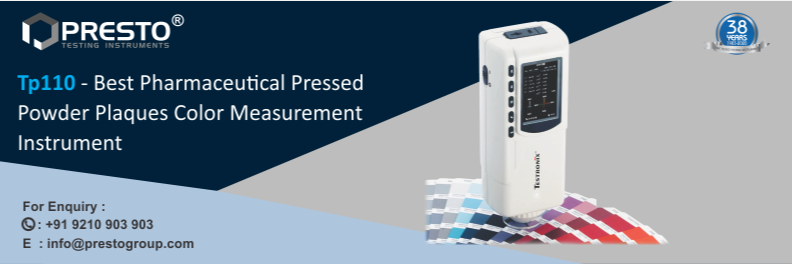 TP 110 - Best Pharmaceutical Pressed Powder Plaques Color Measurement Instrument